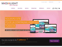 Tablet Screenshot of medialight.com